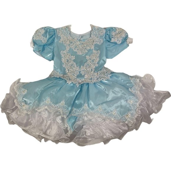 Lida California Other - Lida California 3 Dress NWT Vintage Blue Beaded